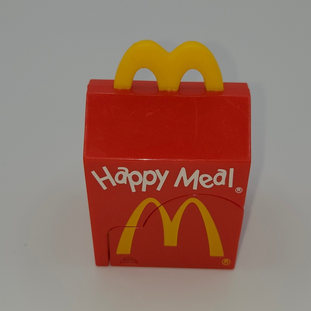 Vintage McDonalds Happy Meal Changeable Red Dragon Transformer Toy 1990s